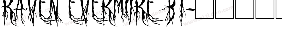 Raven Evermore BT字体转换
